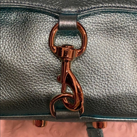 REBECCA MINKOFF mini Mac in metallic turquoise - Picture 2 of 8